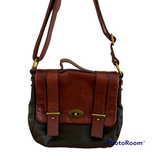 Fossil Bags Vintage Fossil Long Live Vintage 954 Leather Messenger